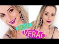 MAKE PARA O VERÃO - Inspiração Blogueiras | Amanda Domenico