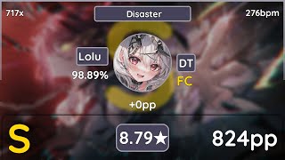 Lolu | Linkin Park - The Emptiness Machine (Cut Ver.) [Disaster] 8.79* +DT 98.89% | 824pp