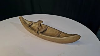 making a simple boat with clay | Clay modelling | Sculpting a boat 🛶