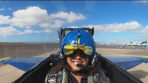 CBS 8's Marcella Lee's flight with the Blue Angels...