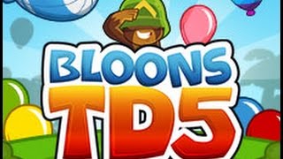 BTD5 MONKEY LANE HARD - Walkthrough (Part 1/4)