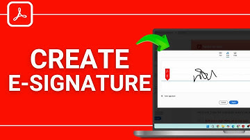How To Create E-Signature In Adobe Acrobat