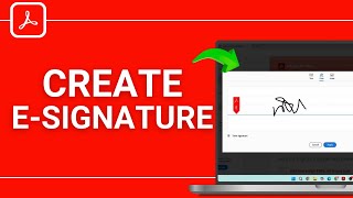 How To Create E-Signature In Adobe Acrobat