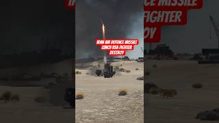Iran air defence Massive Rocket Launch From Military Truck Shocks Desert Sky.