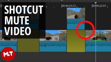 Shotcut: Mute Parts of Video Tutorial