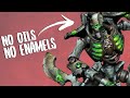 Can I paint GRIMDARK Necrons using ACRYLICS ONLY?
