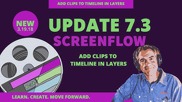 Screenflow 7.3 Update: How To Drag Audio & Video on Two Layers