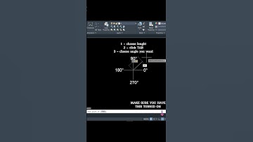 Draw a Line with SPECIFIC ANGLE in AutoCad
