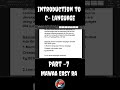 C Language – High level or Middle level? Part 7 explained in Telugu! 💻🔥 #MawaaEasyRa #Shorts