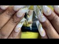 Marble With Soft White | Nails Tutorial |