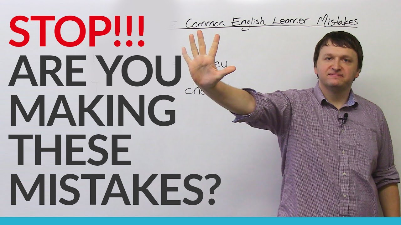 Don't make these mistakes in English!