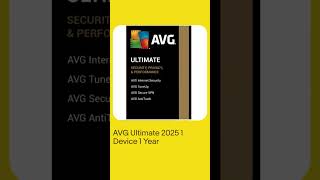 AVG Ultimate 2025  1 Device  1 Year screenshot 1