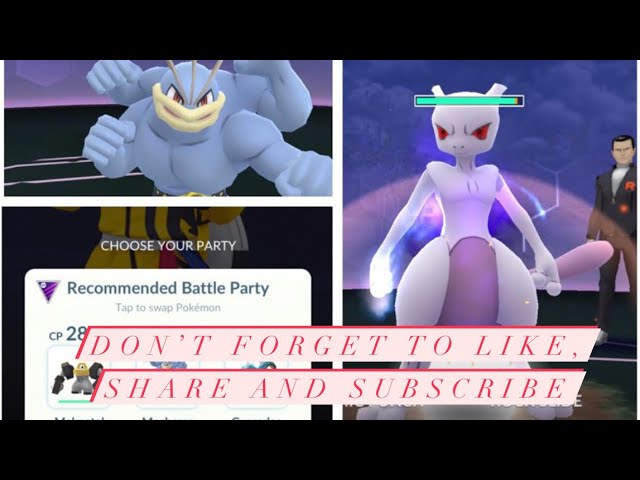 How to beat Giovanni and Shadow Mewtwo during Pokémon Go Fest 2020 -  Weaknesses, counters, tactics - Gamepur