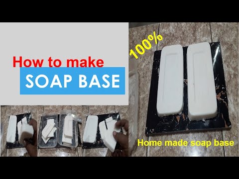 How to make Soap base at home, Soap base making at home, soap base