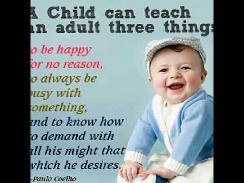 Video: Beautiful quotes about a child: can they teach something?