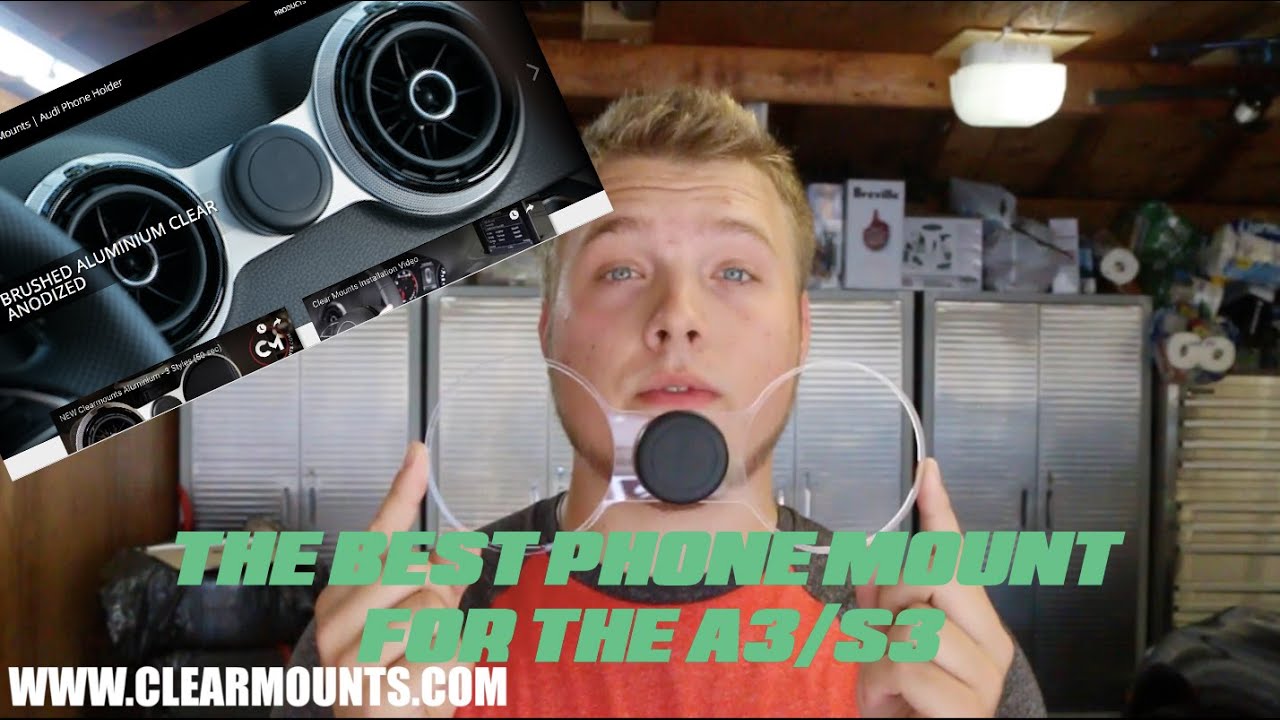 A3/S3 Clear mount | GIVEAWAY CELL PHONE MOUNT