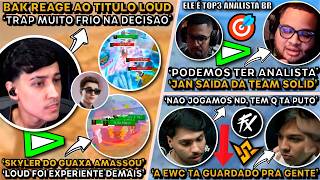 BOMBA! NOVO ANALISTA LOUD? BOPS/LUUKING DESABAFAM POS FINAL! BAK REAGE O TITULO LOUD!
