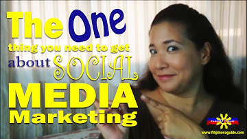 VA Tip of the Day - The One Thing You Need To Get About Social Media Marketing