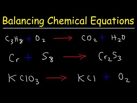 This chemistry video tutorial explains the process of balancing chemical equations in chemistry. it contains plenty examples and practice problems. exampl...