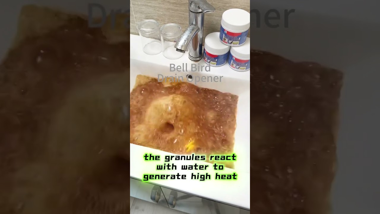 This Drain Cleaner Works Like Magic! #draincleaning #plumbingtime #drainopener #cleantok