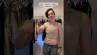 CAN I WEAR A CHEST BINDER IF I'M NOT TRANS? #binder #nonbinary