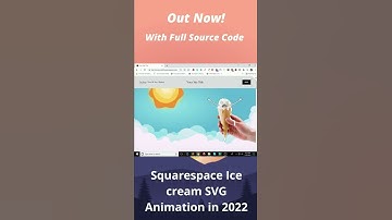 Squarespace Ice cream SVG Animation in 2022 with full source code by jishaansinghal