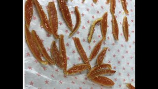 CÁSCARA DE NARANJA CRISTALIZADA / CANDIED ORANGE PEELS