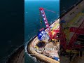 咱們竟準備在狂暴的杭州灣魔鬼海域,硬是將近70公里的鋼鐵巨龍懸浮於波濤之上#旅行大玩家 #跨海大橋