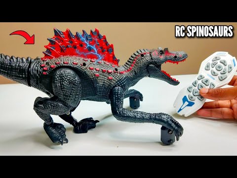 RC Fastest Spinosaurus Prank Gadgets Unboxing & Testing - Chatpat toy tv