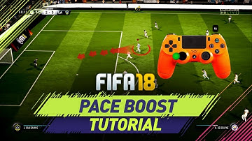 FIFA 18 PACE BOOST TUTORIAL - HOW TO SPRINT ULTRA FAST - BEST SPEED BOOST GLITCH EVER