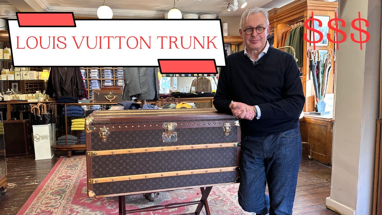 Louis Vuitton Malle Courrier 100 Trunk (RARE) 