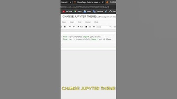 Change Jupyter Theme #shortsviral #shorts #shortsvideo #short #python