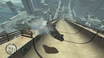 GTA 4 Mega Ramp Crashes & Jumps Compilation - GTA 4 Crashes/Ragdolls