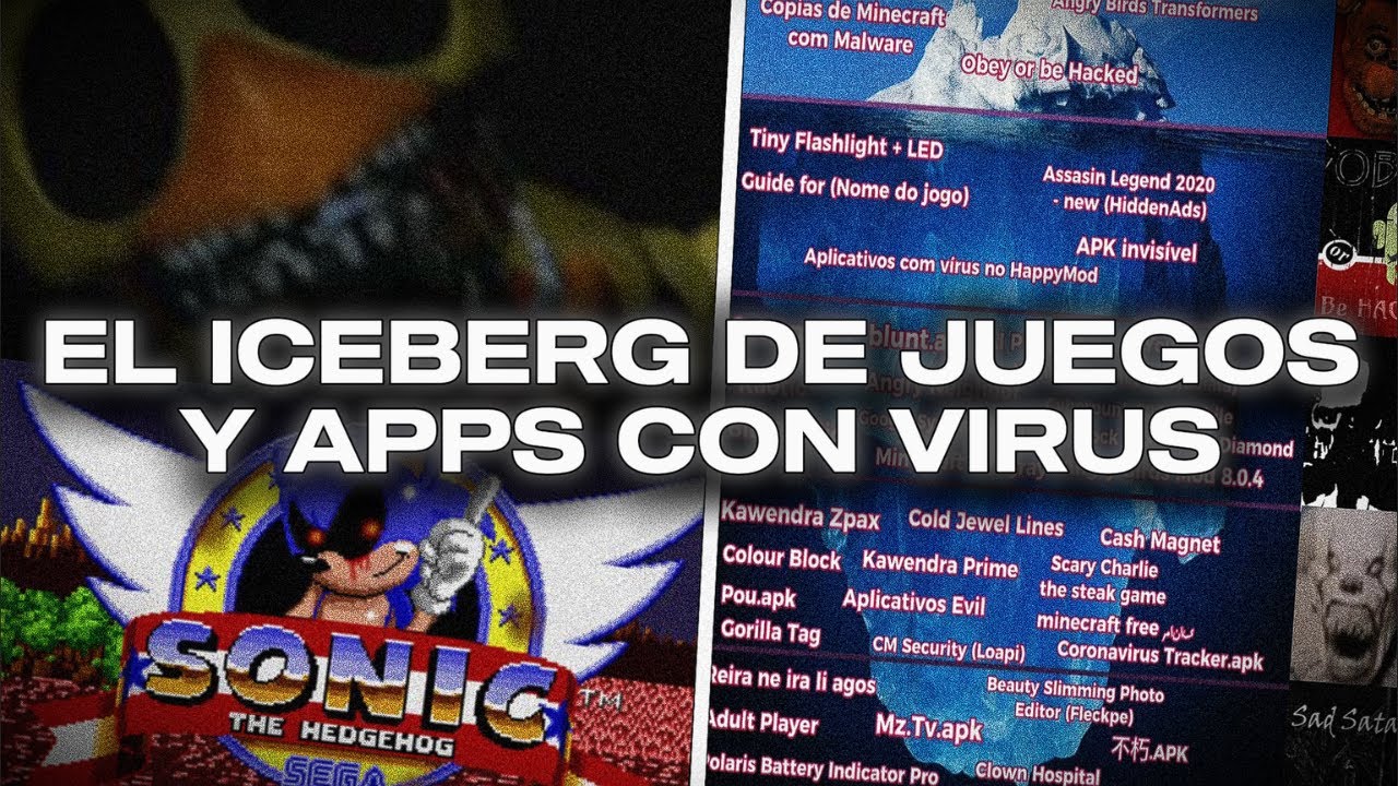 EL ICEBERG de JUEGOS y APPS con VIRUS (ANDROID, WINDOWS y MÁS)