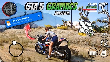 GTA 5 MOBILE EDITION!🔥😲|V2SA Full Remastered Modpack For GTA SA Android | GamerJack