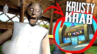 Modding Granny S House Into The Krusty Krab Map Granny Horror Game Krusty Krab Roleplay Youtube - granny horror granny roblox map youtube