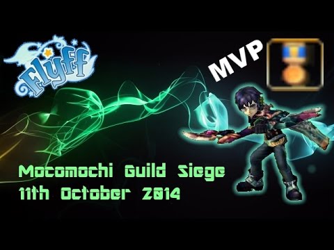 Flyff • Guild Siege [A MVP PoV] • 11th October 2014 • Mocomochi Server ...