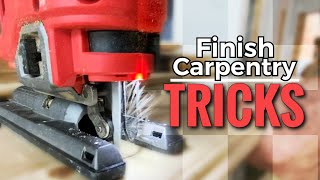 How to Cut A Board In Place ~ Trim Carpentry Skill Builder Videos