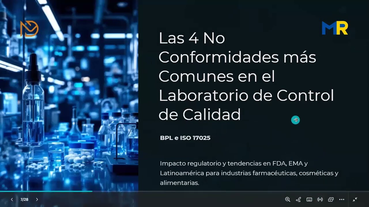 SeminarioGratuito las 4 NC mas comunes, basado en los registros de la FDA. Definiciones