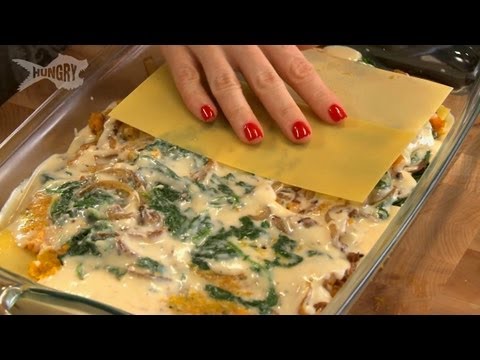 Vegetarian Lasagna with Spinach and Butternut Squash