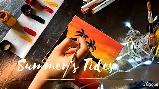 Summer’s Tides- poster/water painting | JALPOPS