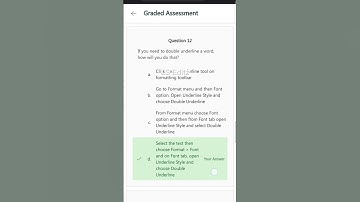 Naan Mudhalvan Microsoft Word Advance Answer key 100% correct 💯