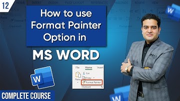 Learn to Use Format Painter in MS Word | Complete Guide and Shortcuts