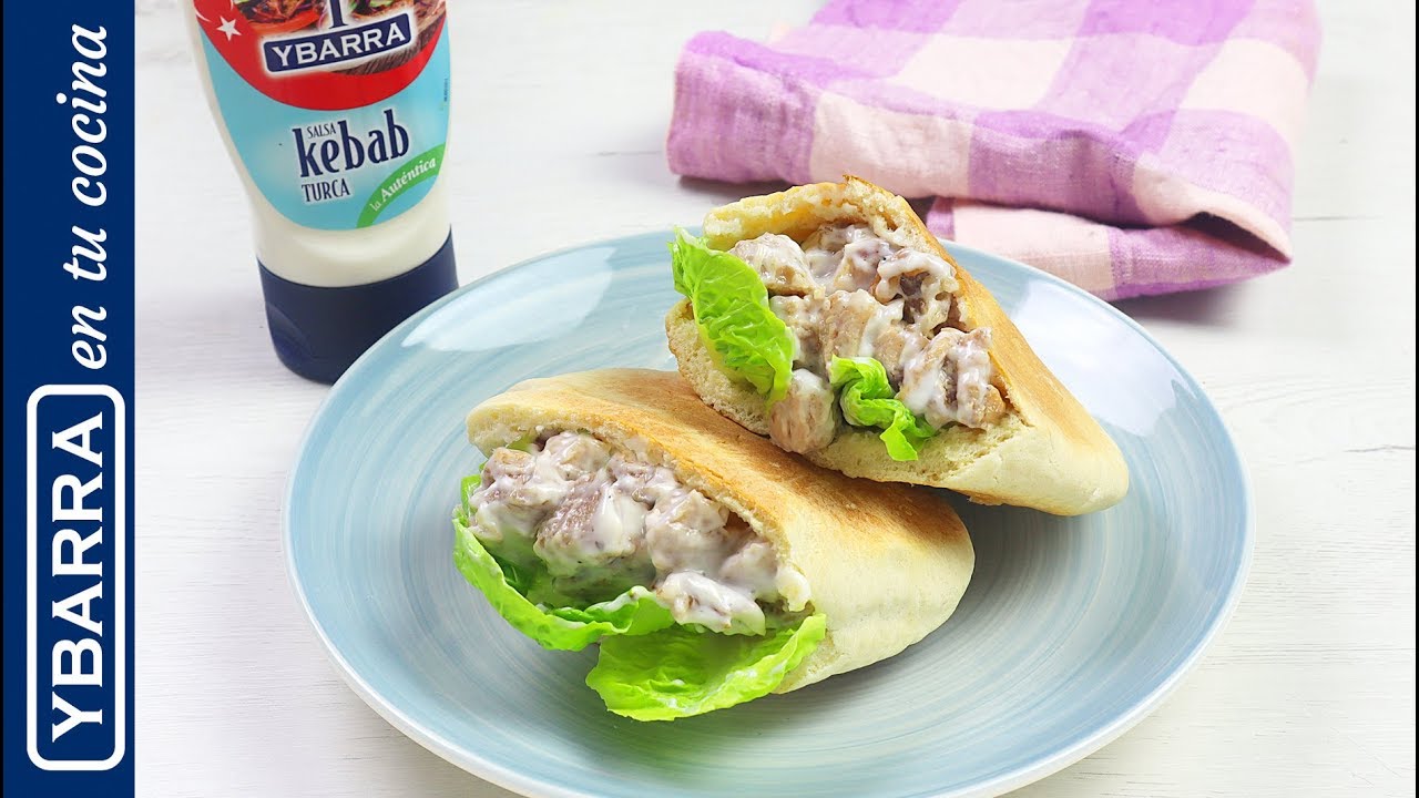 Pitas con costillas y salsa Kebab Ybarra YouTube