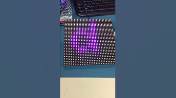 Driving LED Matrix via Serial Communication between Intel Edison and Arduino Uno