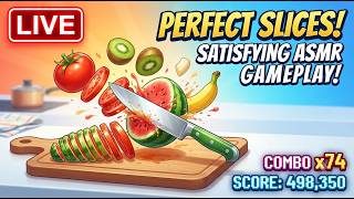 perfect slice game 🍔🍔🍔🔴      🌶️ Live perfect #slice #viral #shor... Part 102 screenshot 4