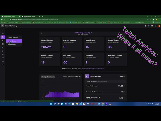 KDlearns - Twitch Stats, Analytics and Channel Overview