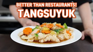 KOREAN SWEET AND SOUR PORK, TANGSUYUK l Better Than Restaurants