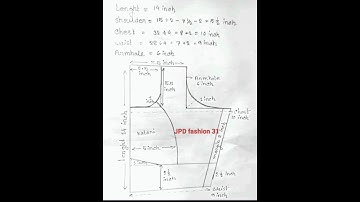 katori blouse cutting 👆32 size katori blouse cutting #blouse #blousepapercutting