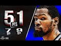 Kevin Durant ERUPTS For 51 Pts, 9 Asts x 7 Rebs vs Pistons | Dec 12, 2021 | FreeDawkins